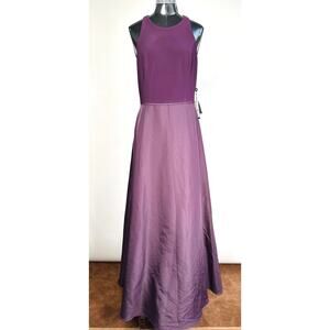 Adrianna Papell Currant Jersey Taffeta Dress Women's Size 6 NWT